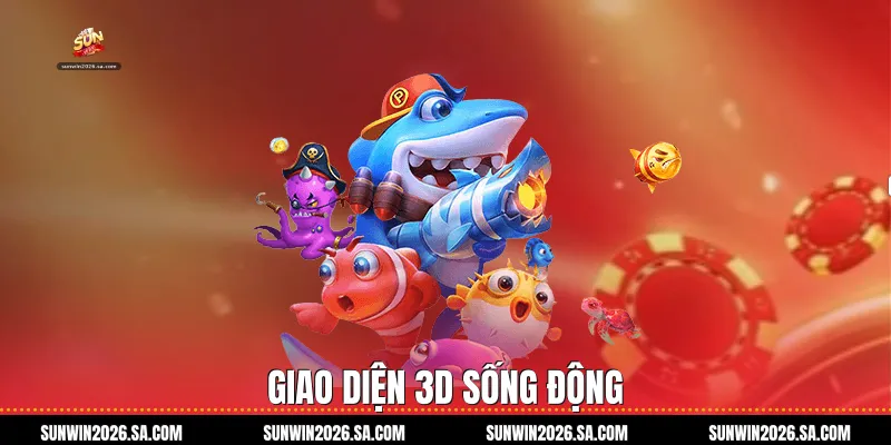 Giao diện 3D sống động