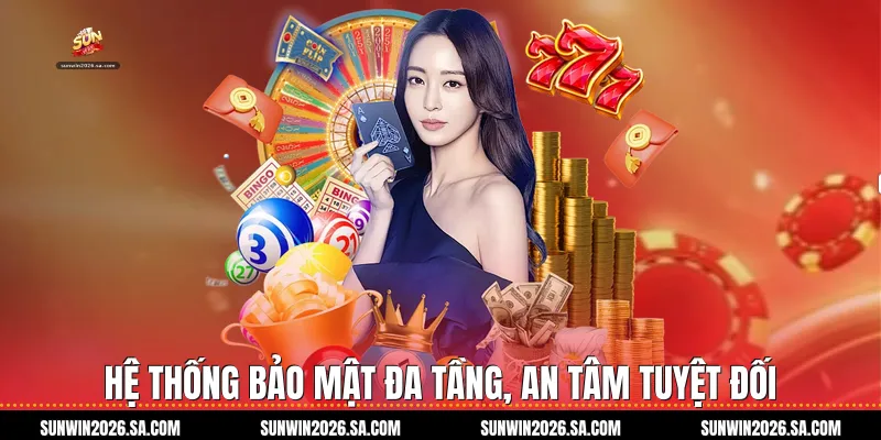 Hệ thống bảo mật đa tầng, an tâm tuyệt đối