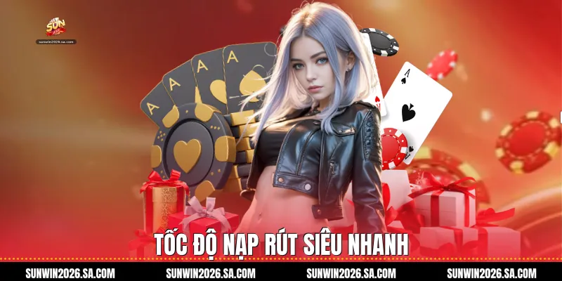 Tốc độ nạp rút siêu nhanh